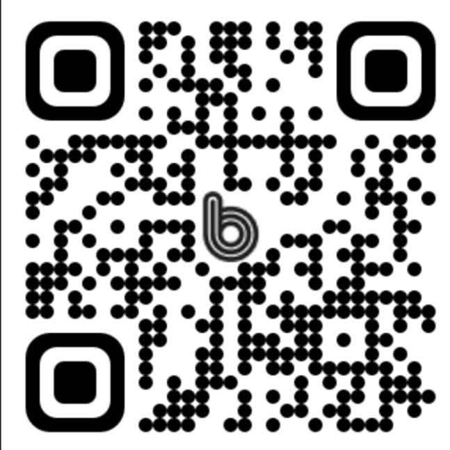 QR code to join the HHS Music Boosters on Band App